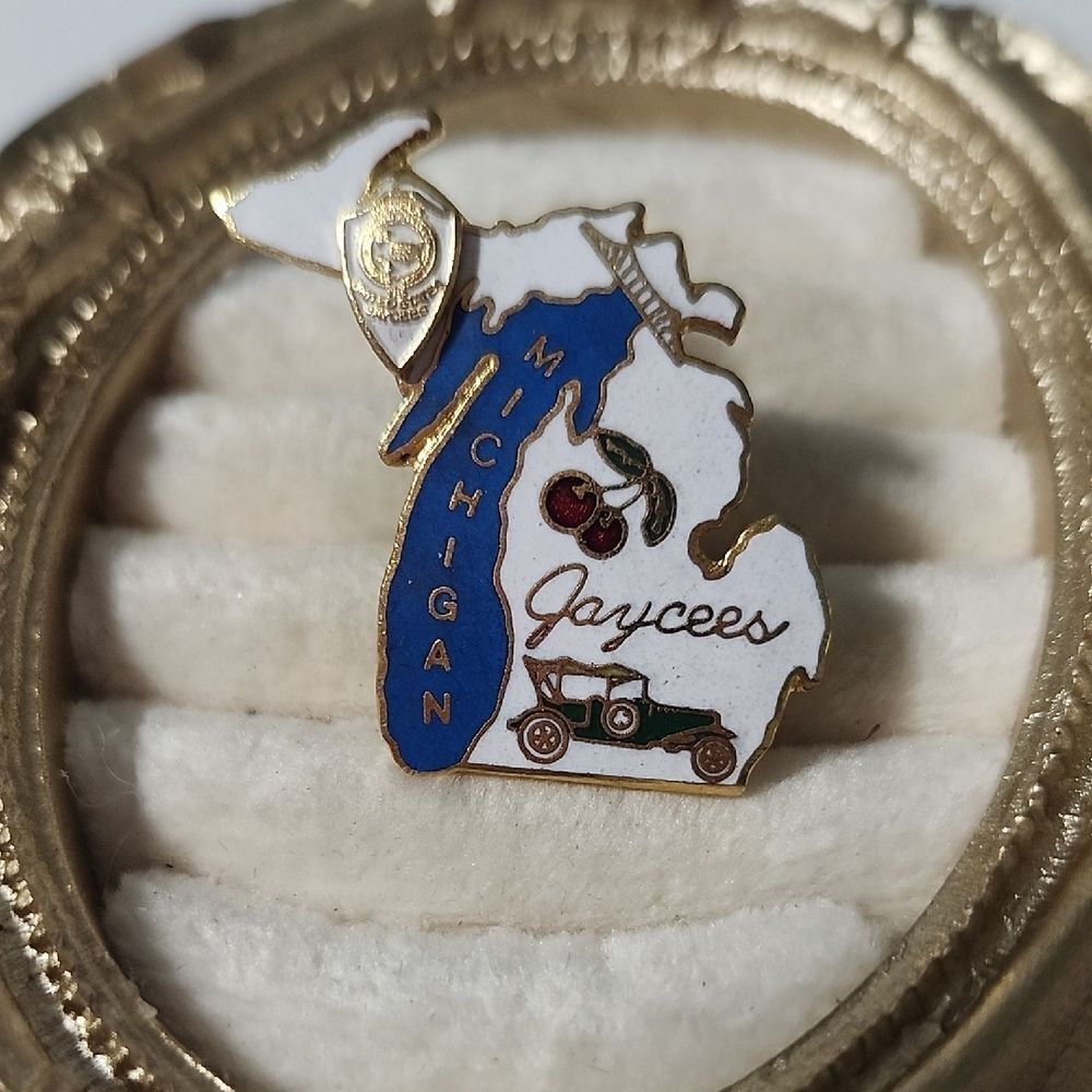 Michigan Jaycees Enamel Pin